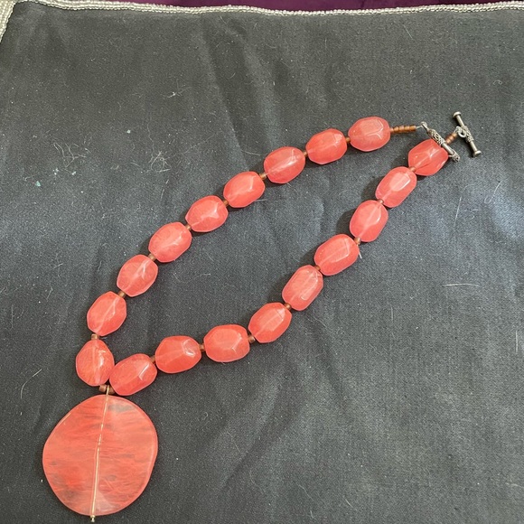 Cherry quartz necklace - Picture 6 of 6